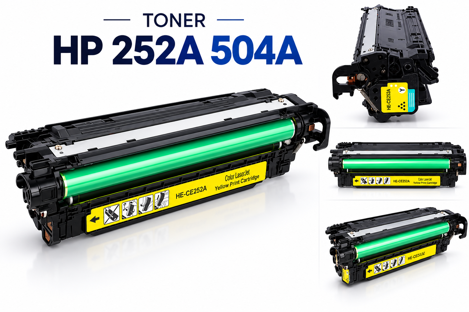 INQ HP 504A CE252A Yellow